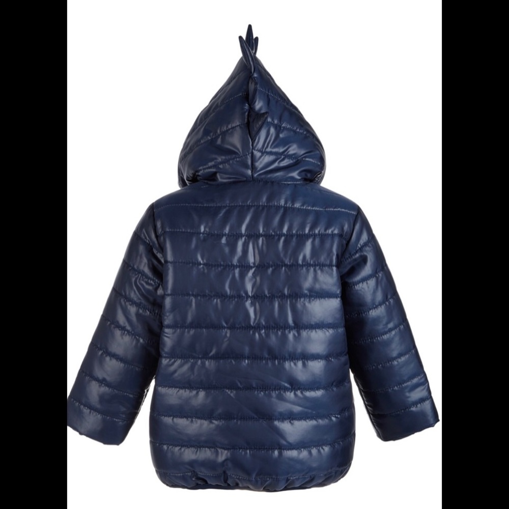 Baby Boys Dino Puffer Jacket Size 6-9 M - Picture 2 of 2